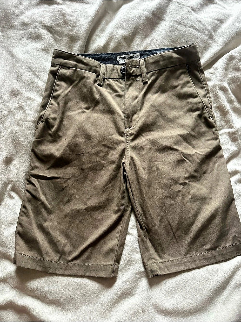 Billabong Carter Short Hybrid Shorts Brown Waist 28 Like New